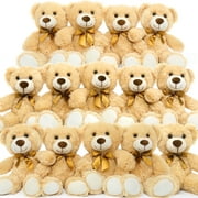 MorisMos 14 Packs Teddy Bear Baby Shower Bulk Teddy Bear Stuffed Animals
