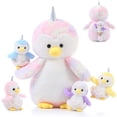 thumbnail image 1 of MorisMos 20" Rainbow Penguin Stuffed Animal Mommy Penguin with 4 Baby Plush Toys, 1 of 7
