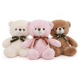 thumbnail image 1 of MorisMos 3 Packs Teddy Bears Stuffed Animal Cute Soft Plush Toys, 1 of 9