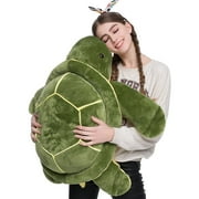 MorisMos 33'' Turtle Stuffed Animals Stuffed Tortoise Plush Toy