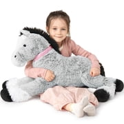 MorisMos 35.4 Horse Stuffed Animal,Soft Stuffed Pony Plush Pillow