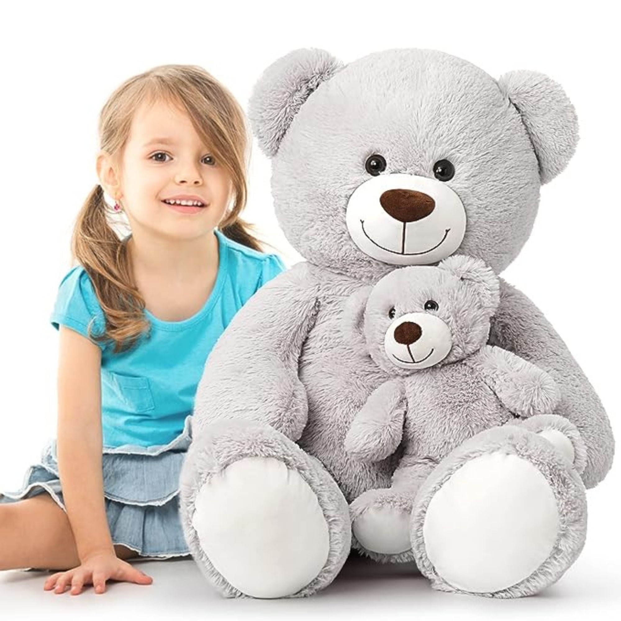 MorisMos 39 Giant Teddy Bear Mommy and Baby Soft Plush Bear