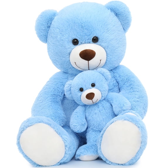 MorisMos 39" Giant Teddy Bear Mommy and Baby Soft Plush Bear Stuffed Animal