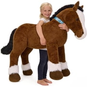 MorisMos 47'' Giant Horse Stuffed Animal Horse Plush Toy