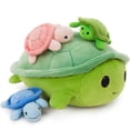 thumbnail image 1 of MorisMos 15.7'' Turtle Stuffed Animals Plush Turtle with 3 Babies, 1 of 6