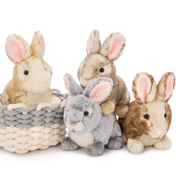 MorisMos, Bunny Stuffed Animals, 4Pcs, 9 inches soft plush toys ...