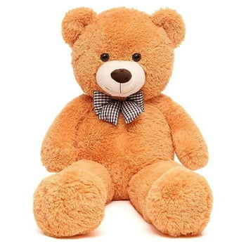 MorisMos 4ft Giant Teddy Bear Stuffed Animal Soft Big Bear Plush Toy
