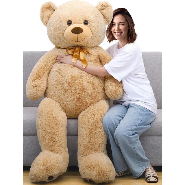 MorisMos 5 Feet Giant Teddy Bear Stuffed Animals Life Size Large Plush