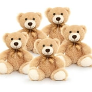 MorisMos 5 Packs Teddy Bears 14'' Bulk Stuffed Animals Plush Bear