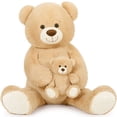 thumbnail image 1 of MorisMos 51'' Giant Teddy Bear with One Bear Plush Toy, 1 of 8