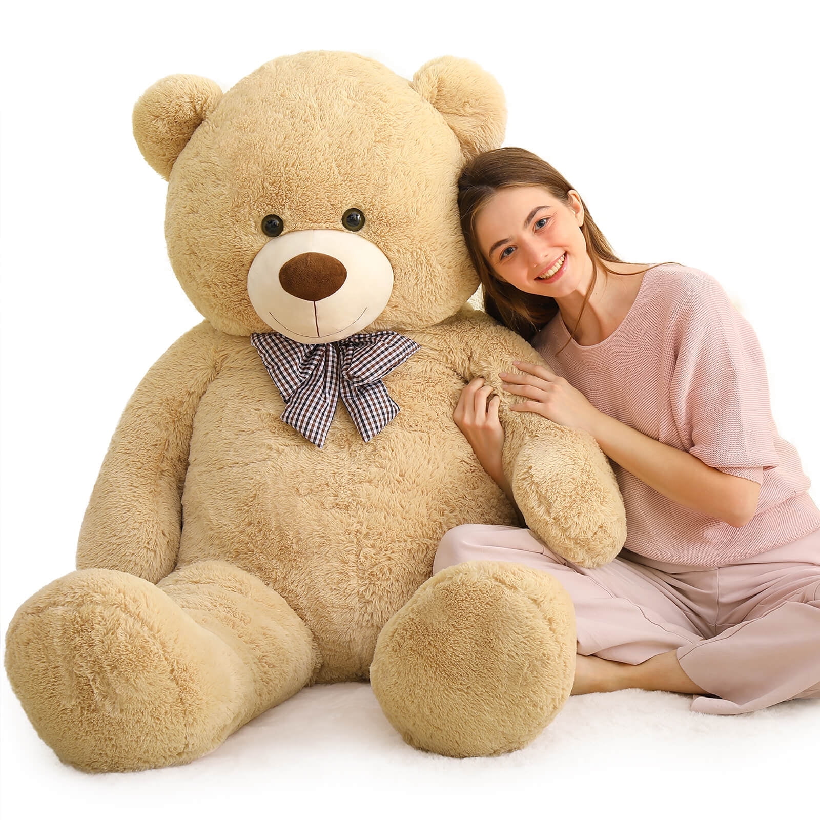 Morismos 5ft Jumbo Teddy Bear Stuffed Animals Human Sized Teddy Bear Morismos 5ft Jumbo Teddy Bear Stuffed Animals Human Sized Teddy Bear