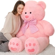 MorisMos 5ft Pink Giant Teddy Bear Plush Big Stuffed Bear Plush Toy