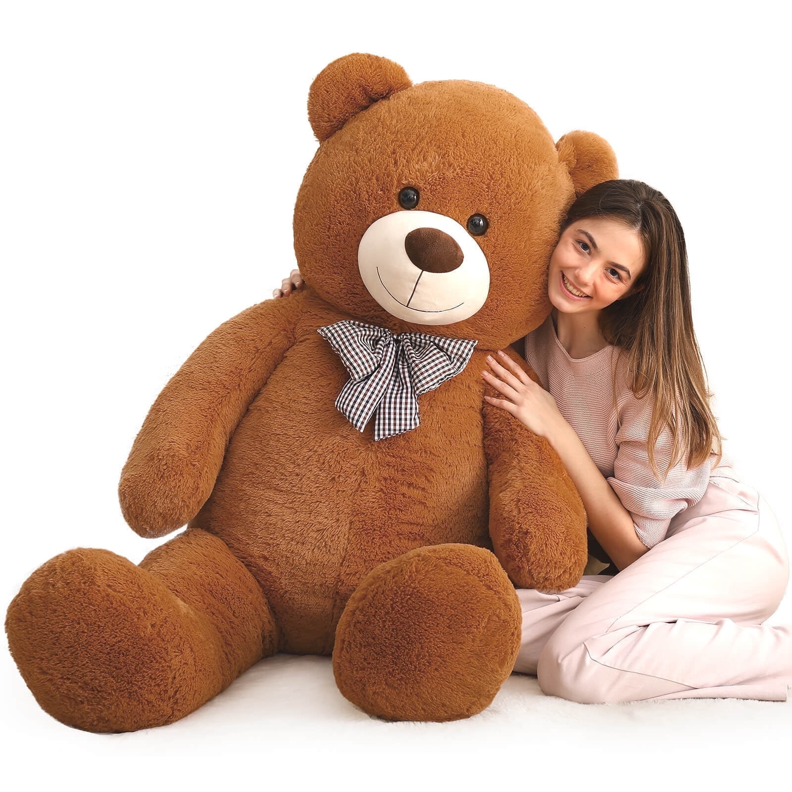 MorisMos 5ft Teddy Bear Plush Toy for Indoor Playground Fun