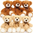 thumbnail image 1 of MorisMos 6 Packs Teddy Bear Baby Shower Bulk Teddy Bear Stuffed Animals, 1 of 7