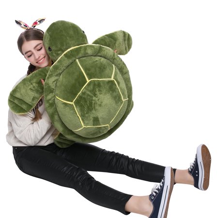 MorisMos Big Plush Eyes Sea Turtle 25" Stuffed Animal Tortoise
