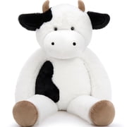 MorisMos 31.5'' Cow Stuffed Animals Giant Cow Plush Toy Pillow