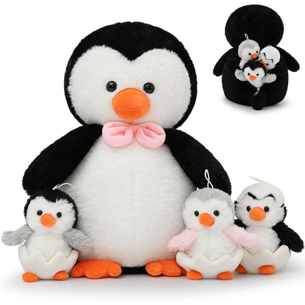 MorisMos Giant Penguin Stuffed Animal 16.5" Mommy Stuffed Penguin with