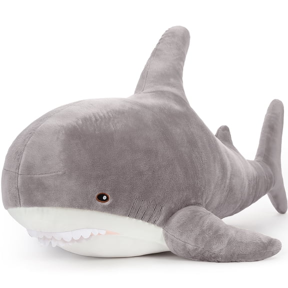 MorisMos Giant Shark Stuffed Animal 40" Soft Shark Plush Pillow