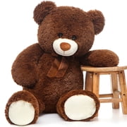 MorisMos Giant Teddy Bear 35.4 Giant Stuffed Animal Big Bear Plush Toy