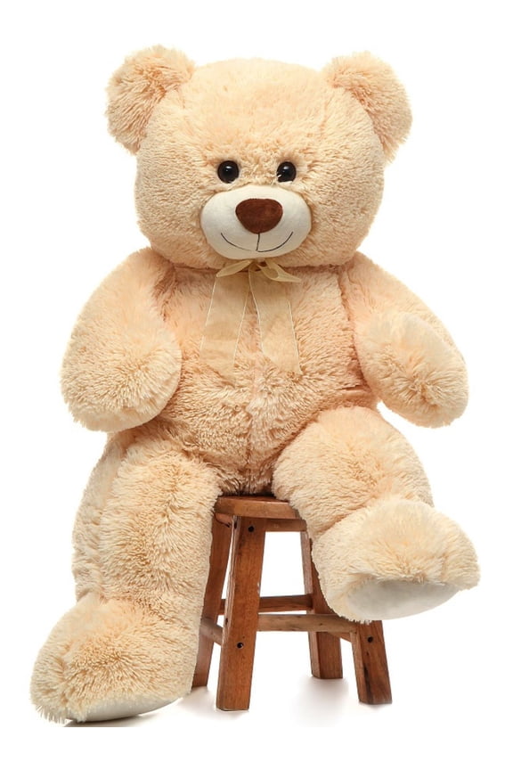 Giant Teddy Bear 35.4'' Giant Stuffed Animal Big Bear Plush Toy