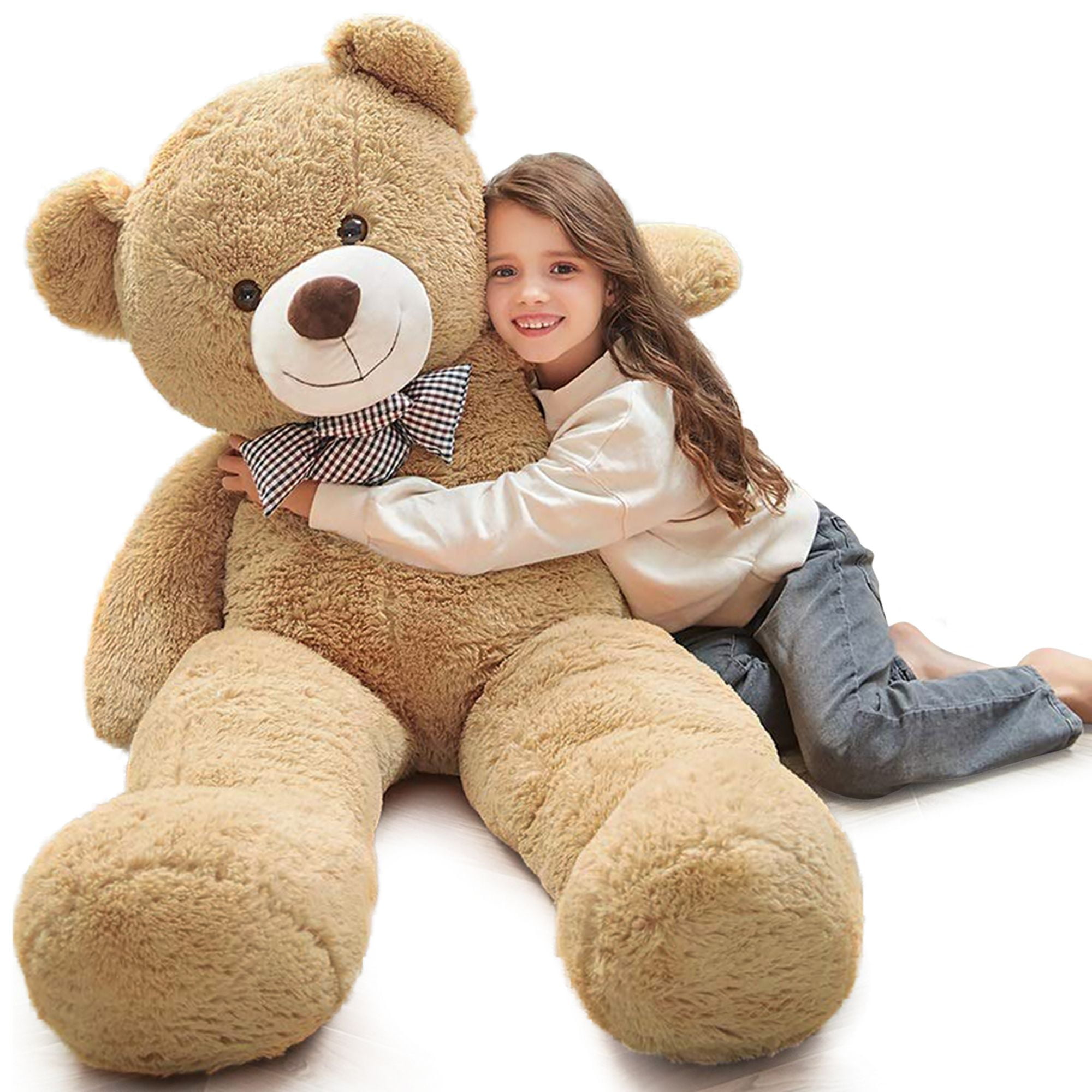 MorisMos Giant Teddy Bear 39.3'' Stuffed Animal Soft Big Bear Plush Toy 