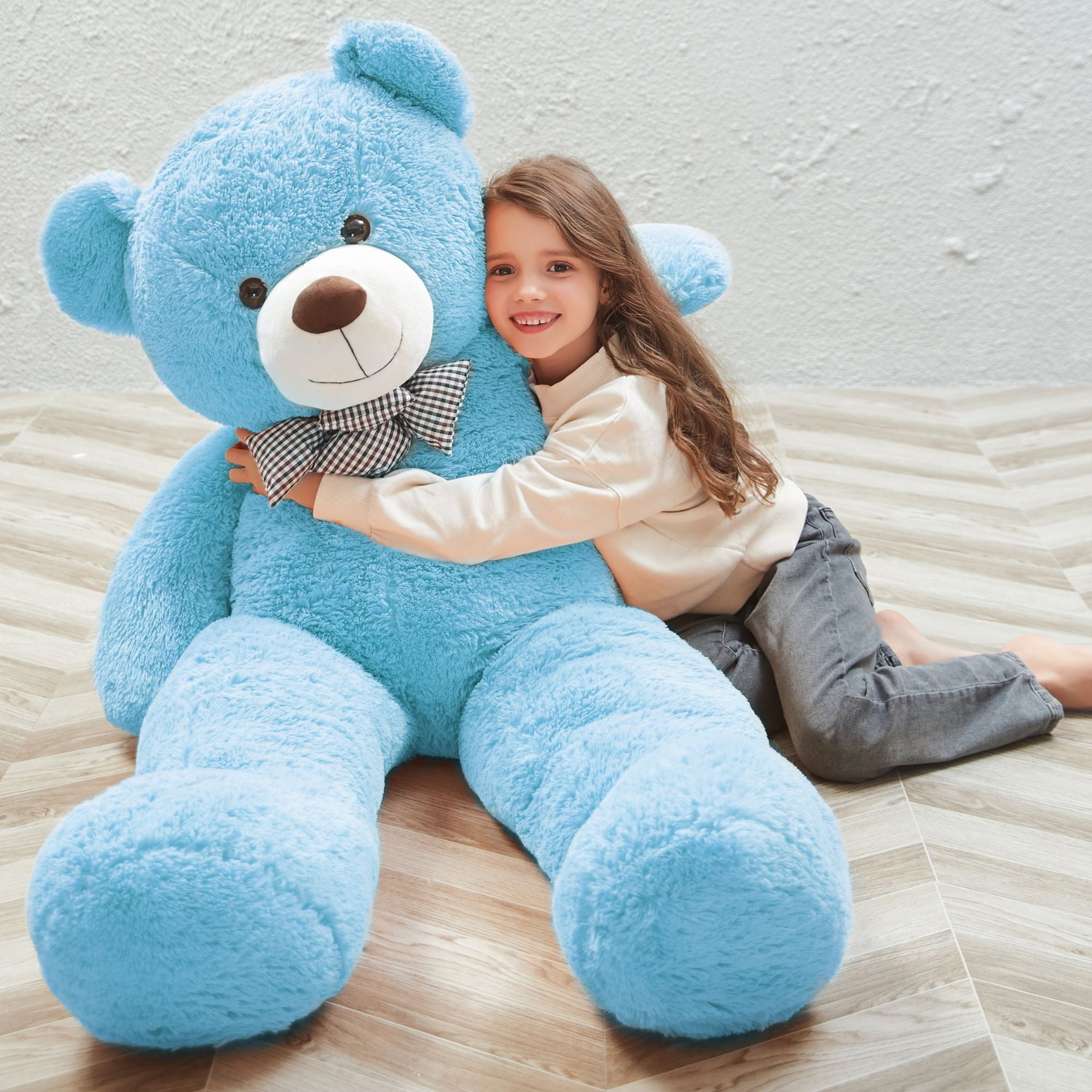 MorisMos Giant Teddy Bear 4ft Stuffed Animal Soft Big Bear Plush Toy
