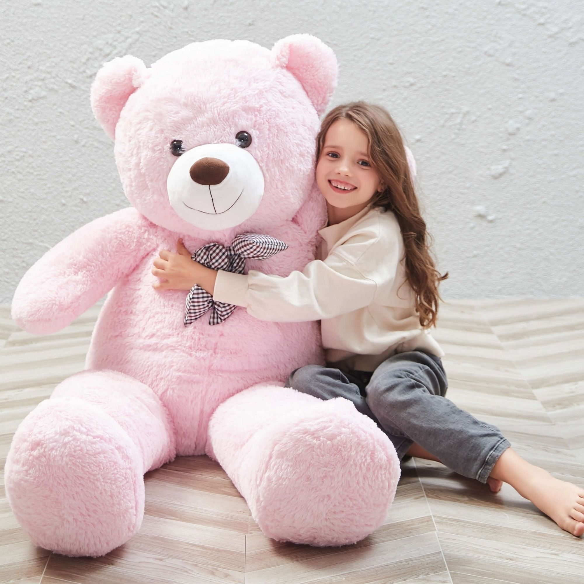 MorisMos Giant Teddy Bear 4ft Stuffed Animal Plush Toy 
