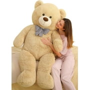 MorisMos Giant Teddy Bear 55" Stuffed Animal Soft Big Bear Plush Toy