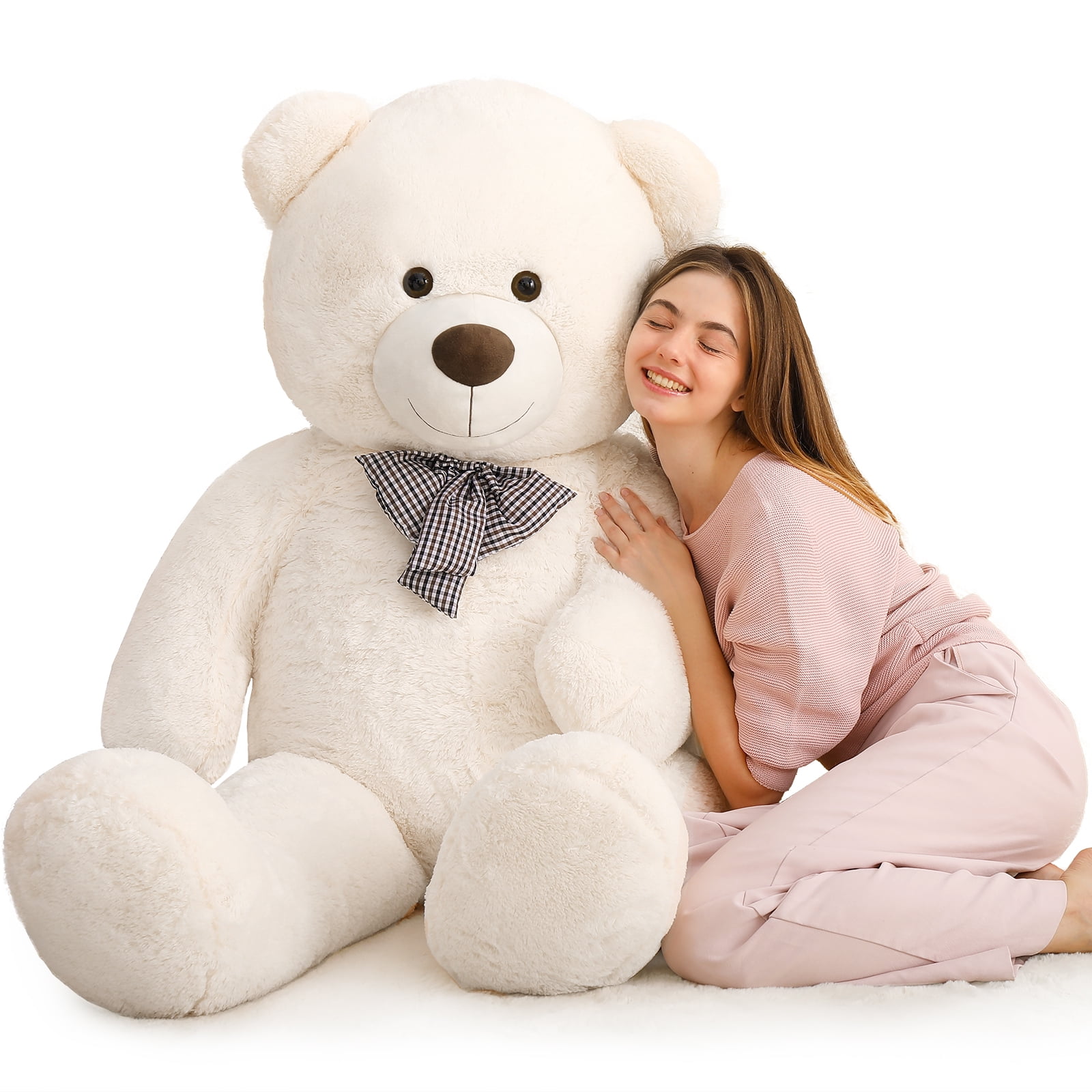MorisMos Giant Teddy Bear 55" Stuffed Animal Soft Big Bear Plush Toy