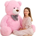 thumbnail image 1 of MorisMos Giant Teddy Bear 55" Stuffed Animal Soft Big Bear Plush Toy, 1 of 8