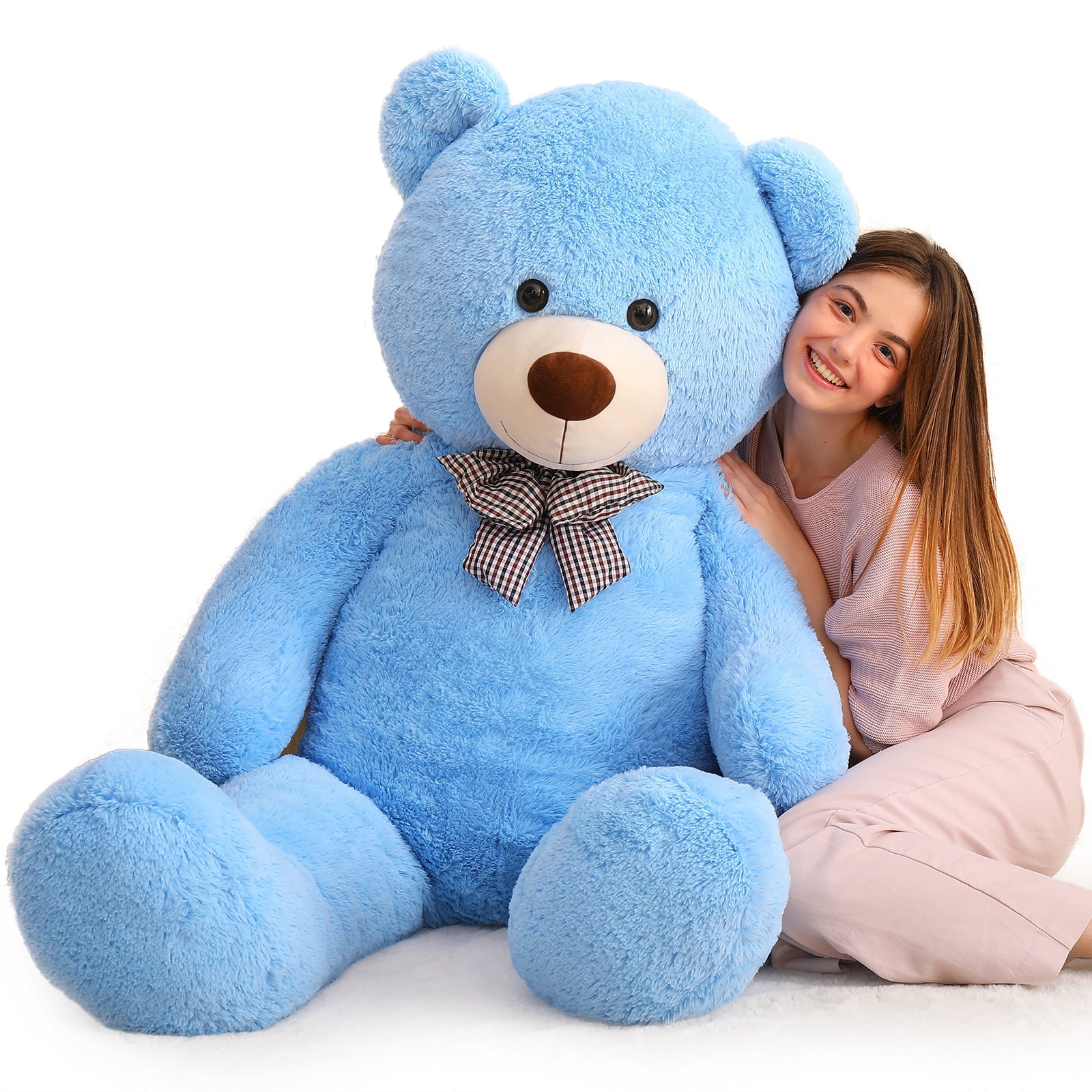 MorisMos Giant Teddy Bear 55" Stuffed Animal Soft Big Bear Plush Toy