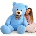 thumbnail image 1 of MorisMos Giant Teddy Bear 55" Stuffed Animal Soft Big Bear Plush Toy, 1 of 7