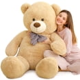 thumbnail image 1 of MorisMos Giant Teddy Bear 55" Stuffed Animal Soft Big Bear Plush Toy, 1 of 10