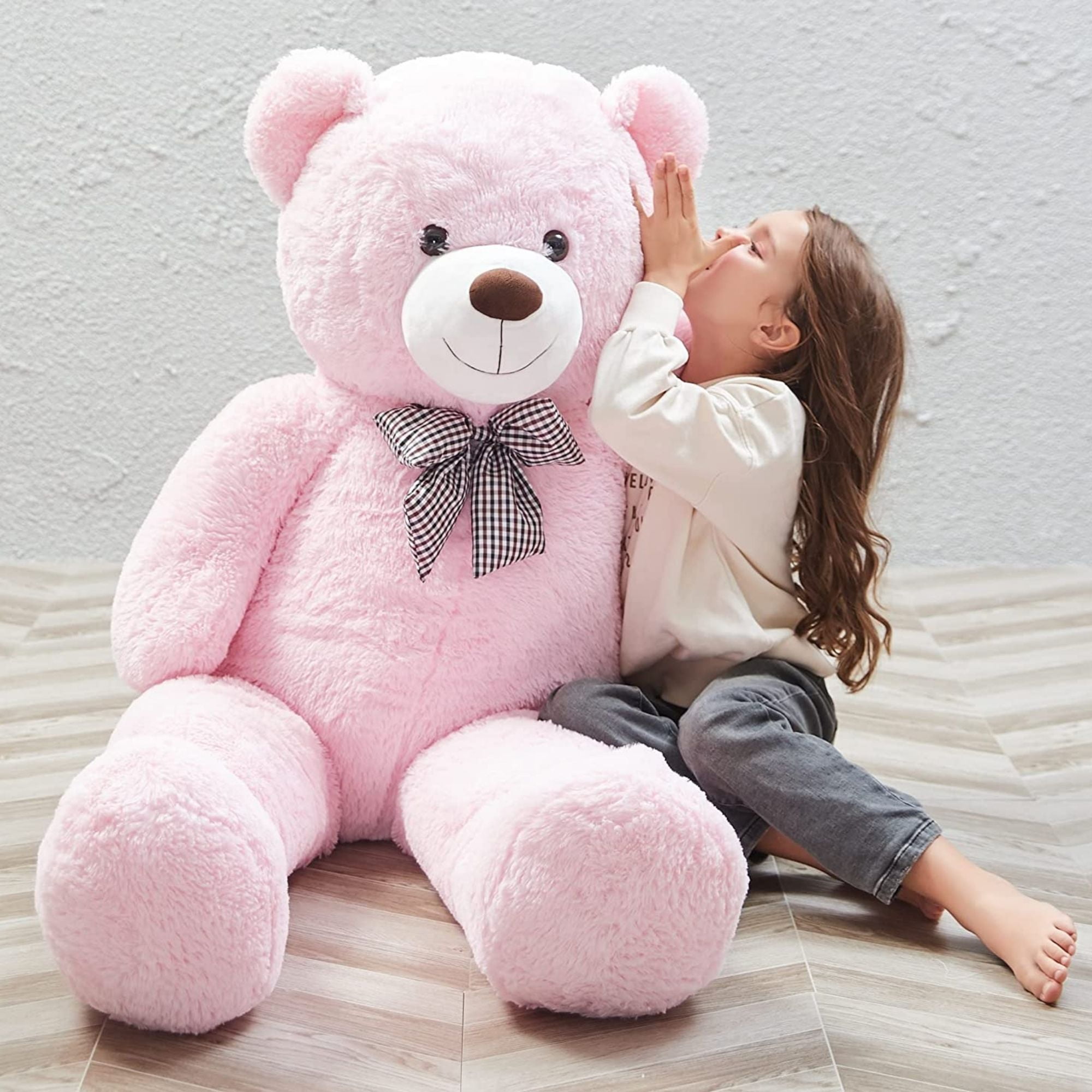 MorisMos Giant Teddy Bear 55" Stuffed Animal Soft Big Bear Plush Toy