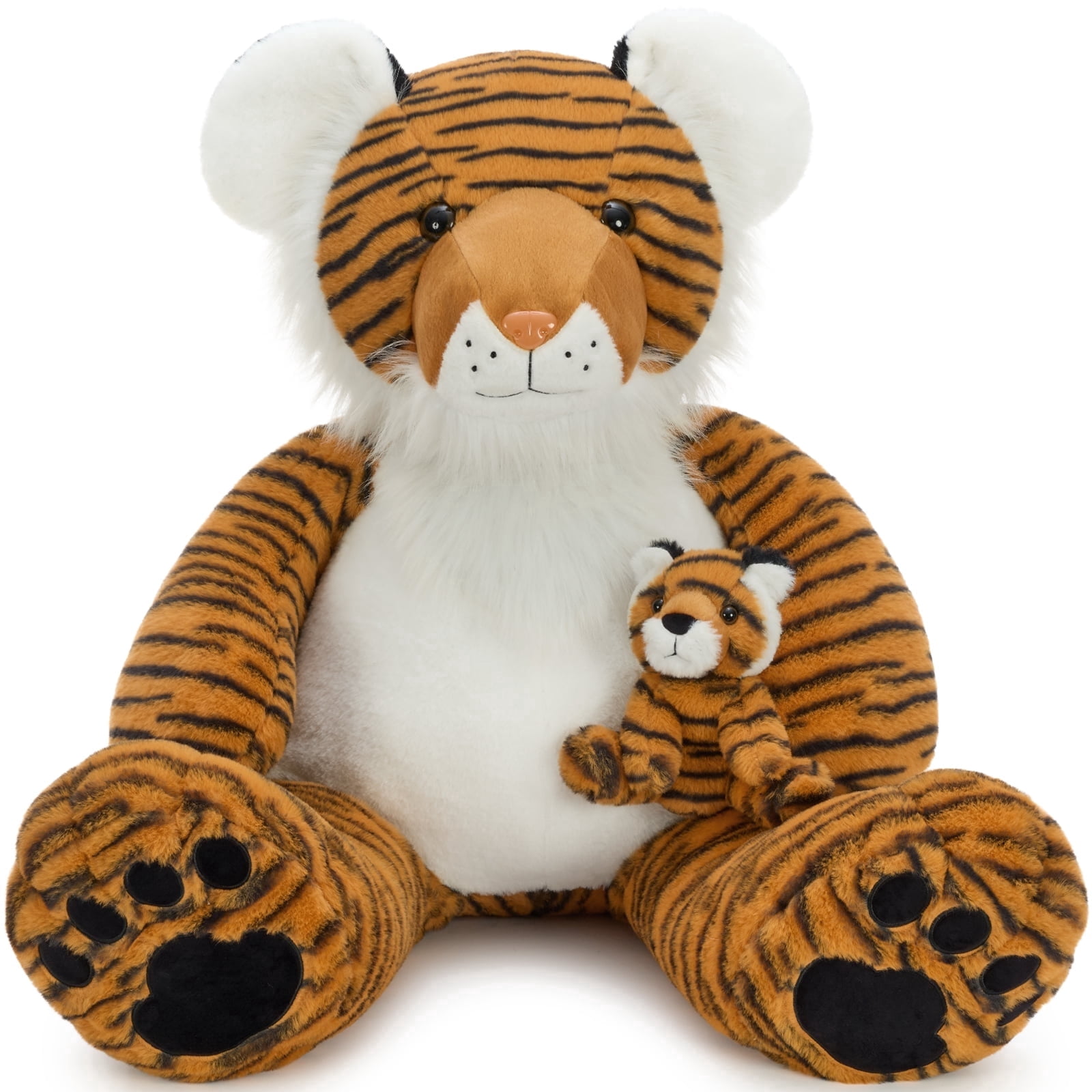 D*A様 BIG TIGER wsb MorisMos Large Tiger Stuffed Animals Plush, 39'' Giant Stuffed