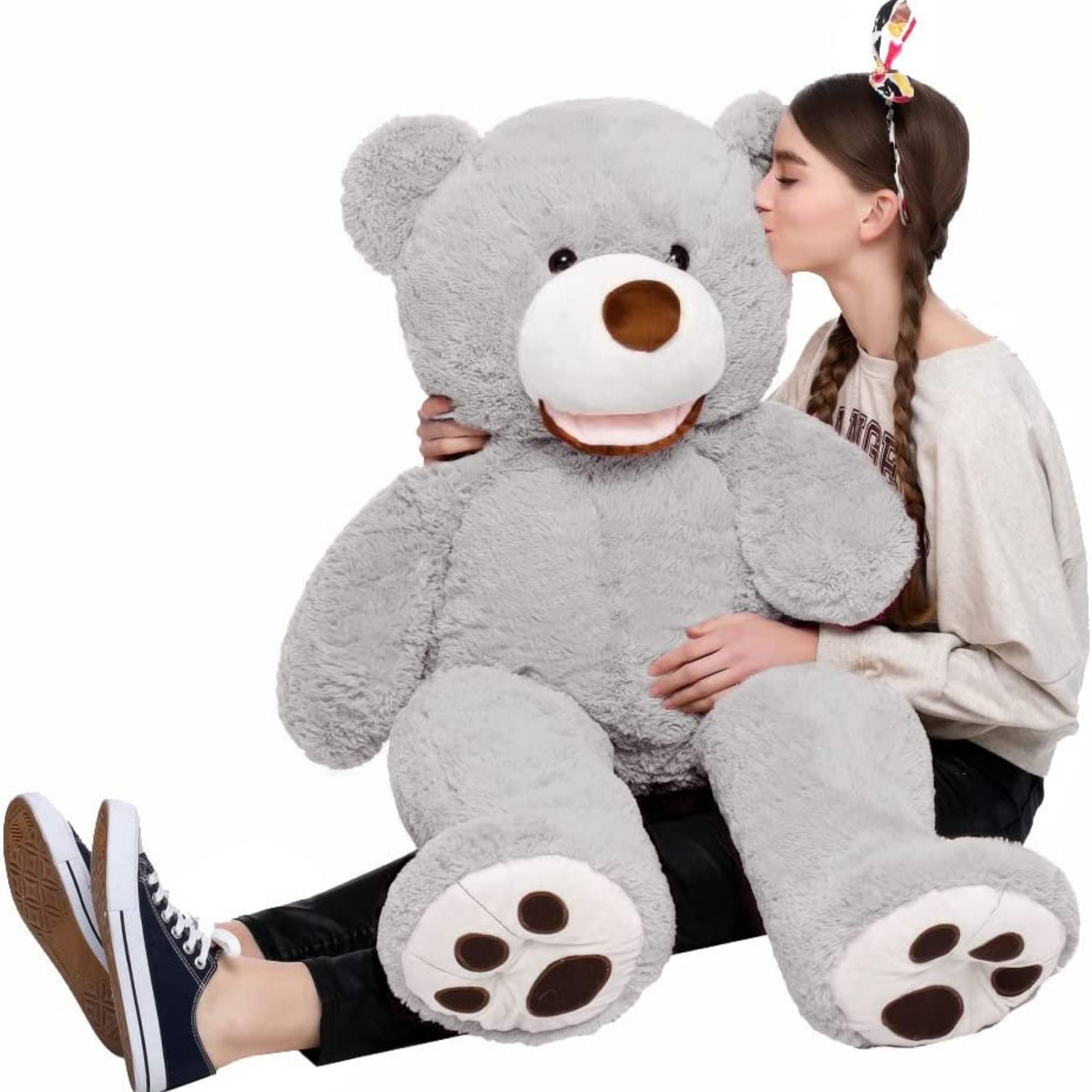 MorisMos Stuffed Animal Giant Teddy Bear with Footprints 39