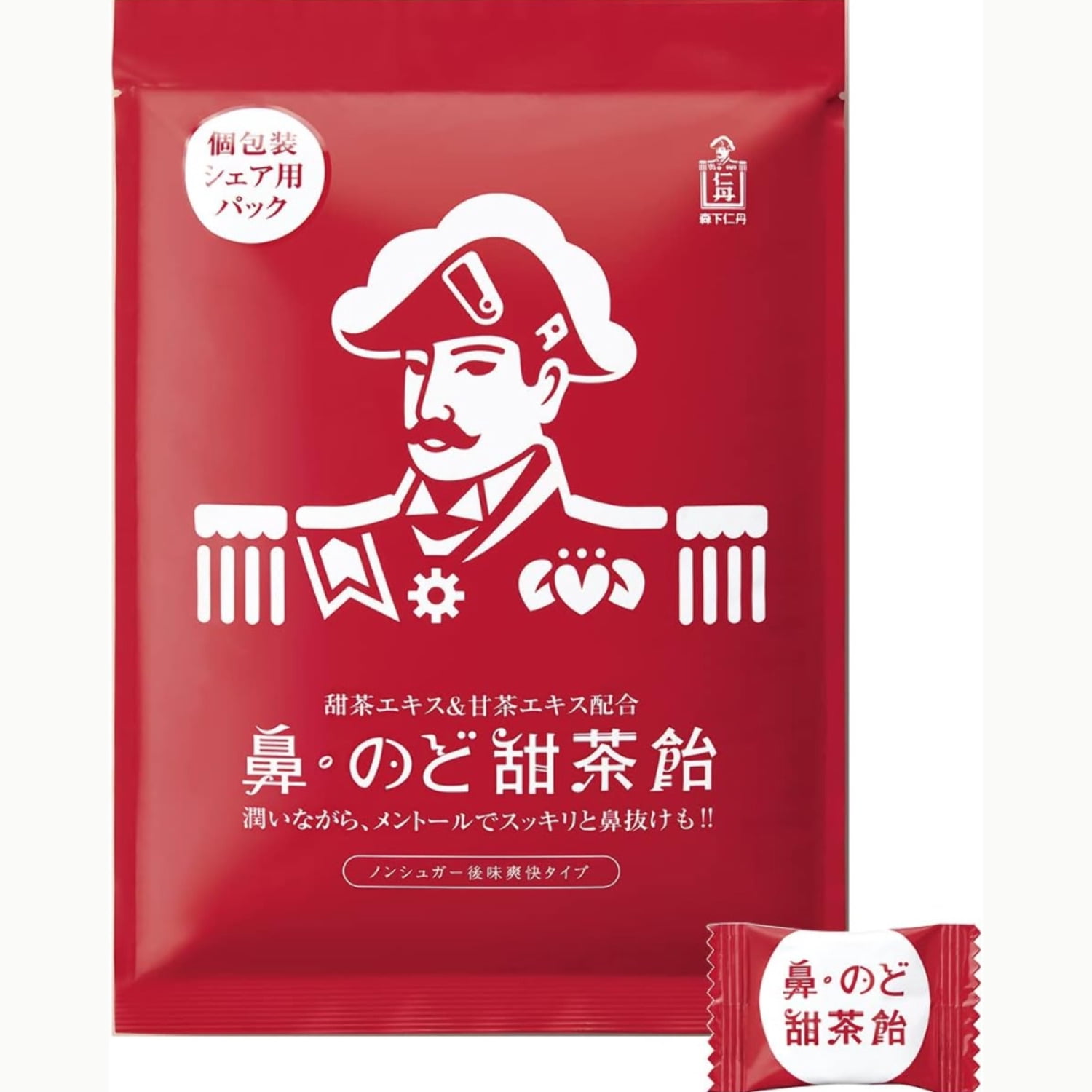 Morishita Jintan Sweet Tea Throat  Nose Candy 217g – Individually Wrapped Share Pack – Made in JAPAN - Tokyo Sakura Mall