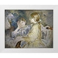 thumbnail image 1 of Morisot, Berthe 32x26 White Modern Wood Framed Museum Art Print Titled - Piano Lesson, 1 of 4