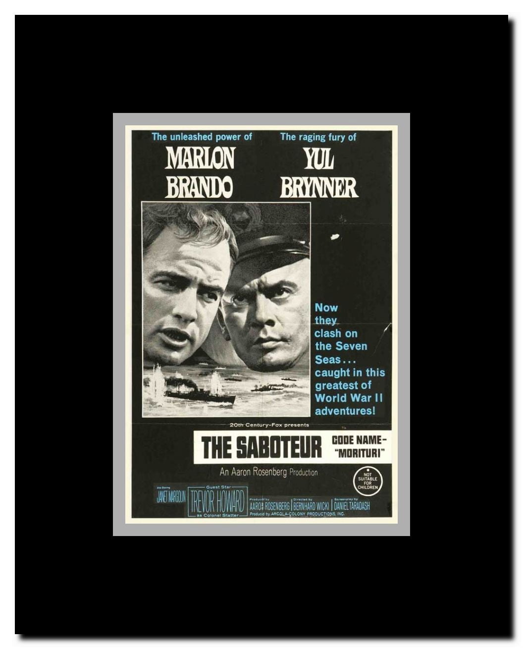 Morituri Framed Movie Poster