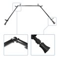 thumbnail image 1 of Moritz 13/16" Bay Window curtain rod 20"-36", 38"-72" - Black,(ABay-10-2), 1 of 4