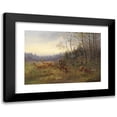 thumbnail image 1 of Moritz Müller 24x18 Black Modern Framed Museum Art Print Titled - Deer Hunt, 1 of 5