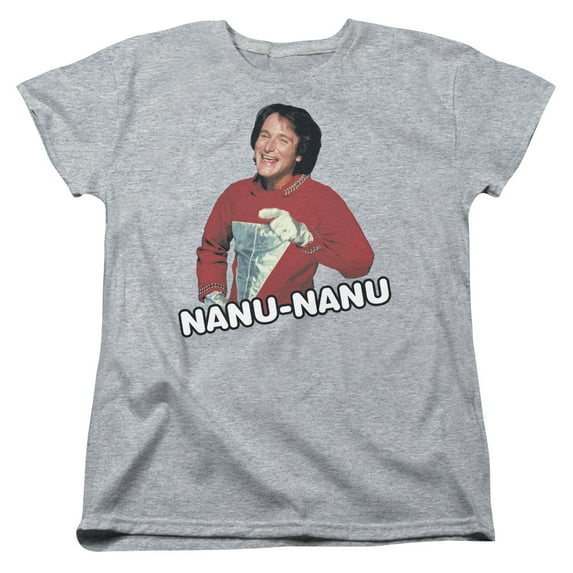Mork & Mindy - Catchphrase - Women's Short Sleeve Shirt - Large