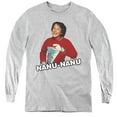 thumbnail image 1 of Mork & Mindy Catchphrase Youth Long Sleeve T-Shirt Athletic Heather, 1 of 1