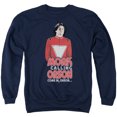 thumbnail image 1 of Mork & Mindy Come In Orson Adult Crewneck Sweatshirt Navy, 1 of 1