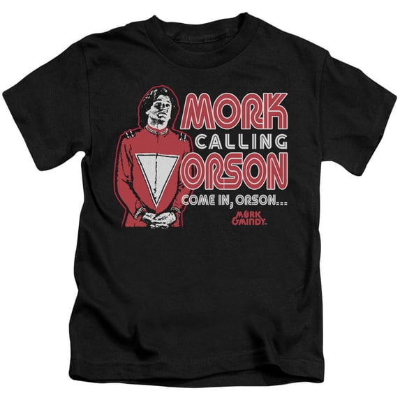 Mork & Mindy Mork Calling Orson Youth 18/1 T-Shirt Black
