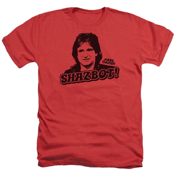 Mork & Mindy - Shazbot - Heather Short Sleeve Shirt - X-Large