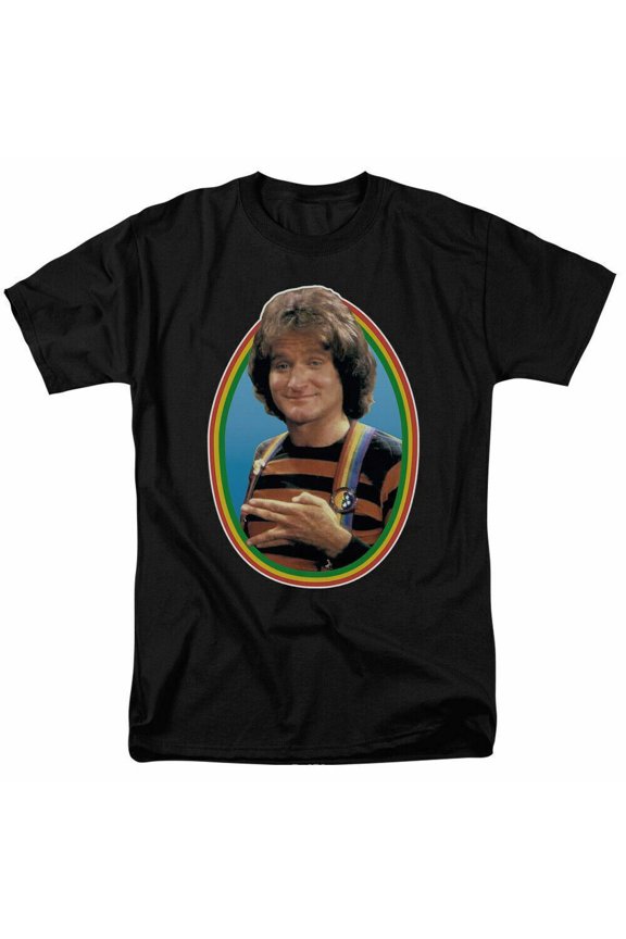 Mork and Mindy Mork T Shirt Mens Licensed Classic TV Show Black
