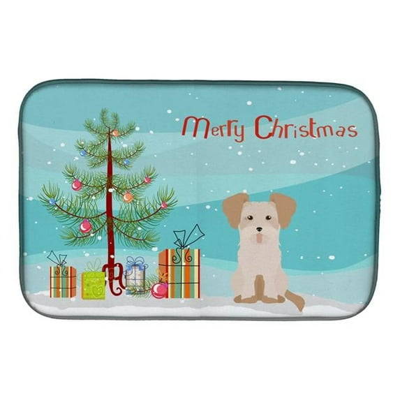 Morkie No.3 Christmas Tree Dish Drying Mat