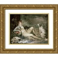 thumbnail image 1 of Morland, George 24x20 Gold Ornate Wood Framed with Double Matting Museum Art Print Titled - Portrait of a Sportsman, 1 of 4