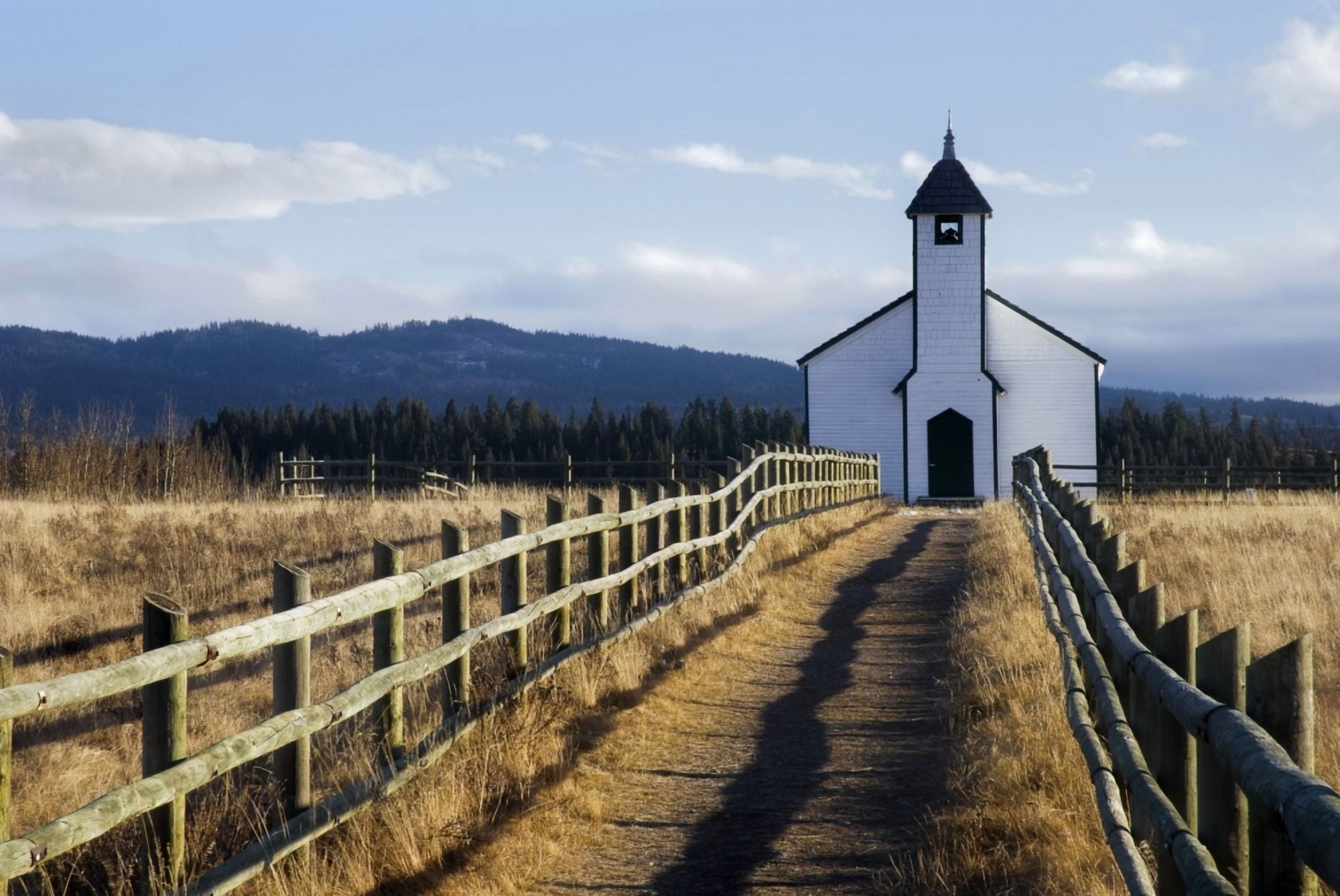 Morley Church Morley Alberta Canada Canvas Art - Philippe Widling Design Pics (17 x 11)